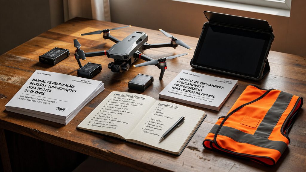 Equipamentos incluídos no preço do curso de drone profissional